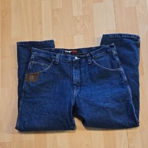 Wrangler Men RIGGS Workwear Relaxed Fit Carpenter Jeans Lined Insulated 3W055TH